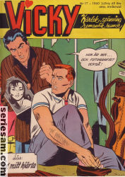 Vicky 1960 nr 17 omslag serier