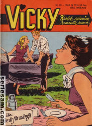 Vicky 1960 nr 20 omslag serier