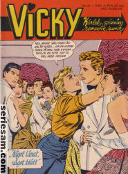 Vicky 1960 nr 21 omslag serier
