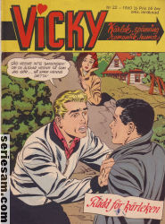Vicky 1960 nr 22 omslag serier