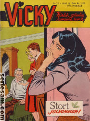 Vicky 1960 nr 25 omslag serier