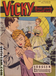Vicky 1961 nr 1 omslag serier
