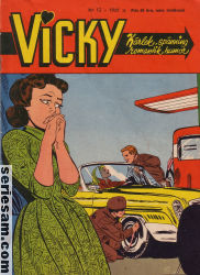Vicky 1961 nr 12 omslag serier