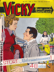 Vicky 1961 nr 13 omslag serier