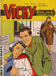 Vicky 1961 nr 23 omslag serier