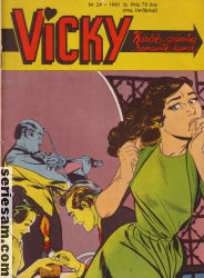 Vicky 1961 nr 24 omslag serier