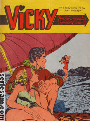 Vicky 1962 nr 1 omslag serier