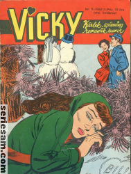 Vicky 1962 nr 11 omslag serier