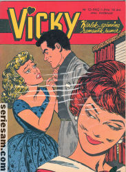 Vicky 1962 nr 12 omslag serier
