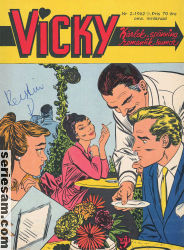 Vicky 1962 nr 2 omslag serier