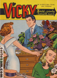 Vicky 1962 nr 6 omslag serier