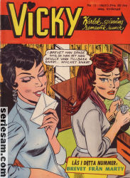 Vicky 1963 nr 11 omslag serier