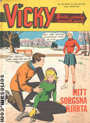 Vicky 1963 nr 25 omslag serier