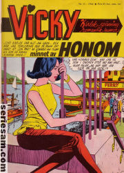Vicky 1964 nr 11 omslag serier