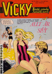 Vicky 1964 nr 14 omslag serier