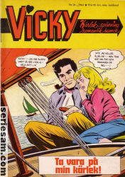 Vicky 1964 nr 24 omslag serier