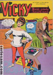 Vicky 1964 nr 9 omslag serier