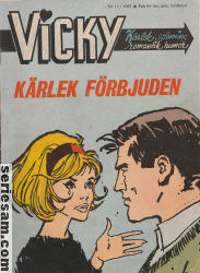 Vicky 1965 nr 13 omslag serier