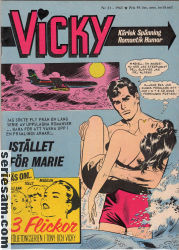 Vicky 1965 nr 21 omslag serier