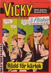 Vicky 1965 nr 23 omslag serier