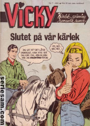 Vicky 1965 nr 7 omslag serier