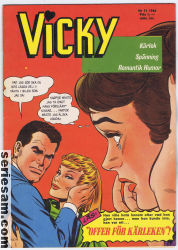Vicky 1966 nr 11 omslag serier