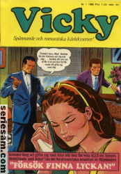Vicky 1968 nr 1 omslag serier