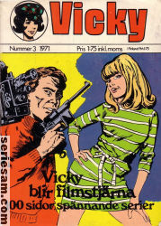 Vicky 1971 nr 3 omslag serier