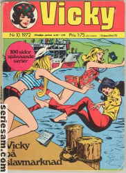 Vicky 1972 nr 10 omslag serier