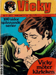 Vicky 1972 nr 7 omslag serier