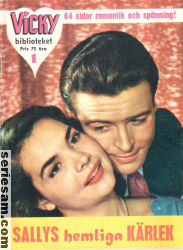 Vickybiblioteket 1959 nr 1 omslag serier