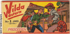 Vilda västern 1953 nr 1 omslag serier Vilda västern 1953 nr 1 omslag serier
