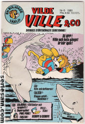 Vilde Ville & C:O 1981 nr 6 omslag serier