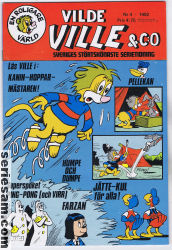 Vilde Ville & C:O 1982 nr 4 omslag serier