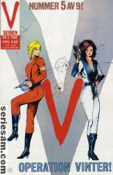 V-serien 1986 nr 5 omslag serier
