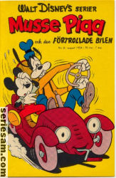Walt Disneys serier 1954 nr 8 omslag serier