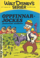 Walt Disneys serier 1970 nr 9 omslag serier Walt Disneys serier 1970 nr 9 omslag serier