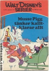 Walt Disneys serier 1971 nr 12 omslag serier Walt Disneys serier 1971 nr 12 omslag serier
