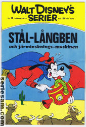 Walt Disneys serier 1972 nr 10 omslag serier