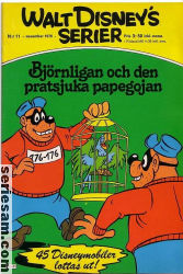 Walt Disneys serier 1976 nr 11 omslag serier Walt Disneys serier 1976 nr 11 omslag serier