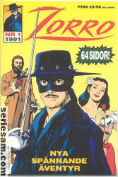 Zorro 1991 nr 1 omslag serier